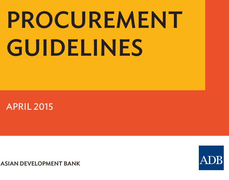 ADB PROCUREMENT GUIDELINES